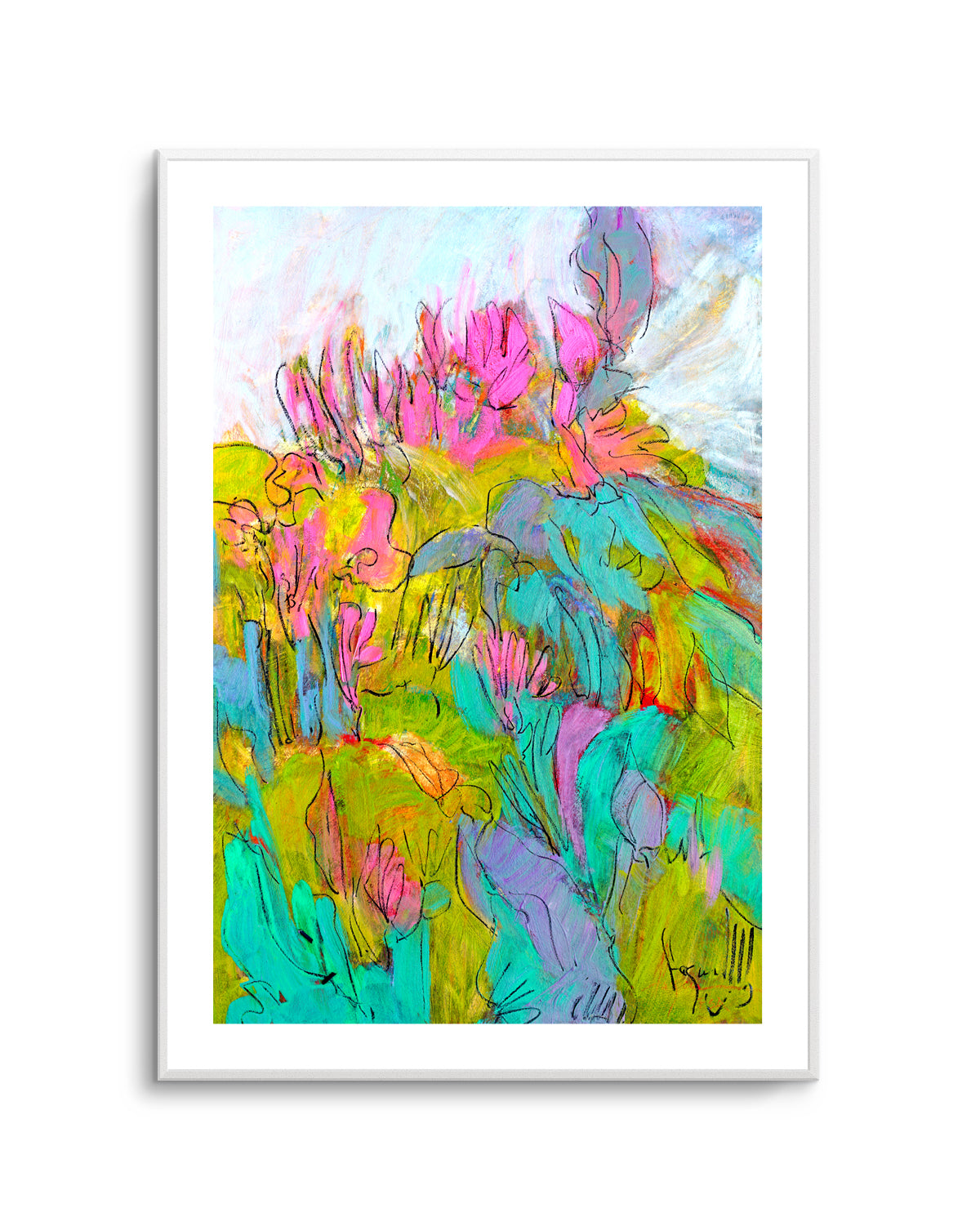 Whimsical Garden Dreams by Dorothy Fagan | Art Print
