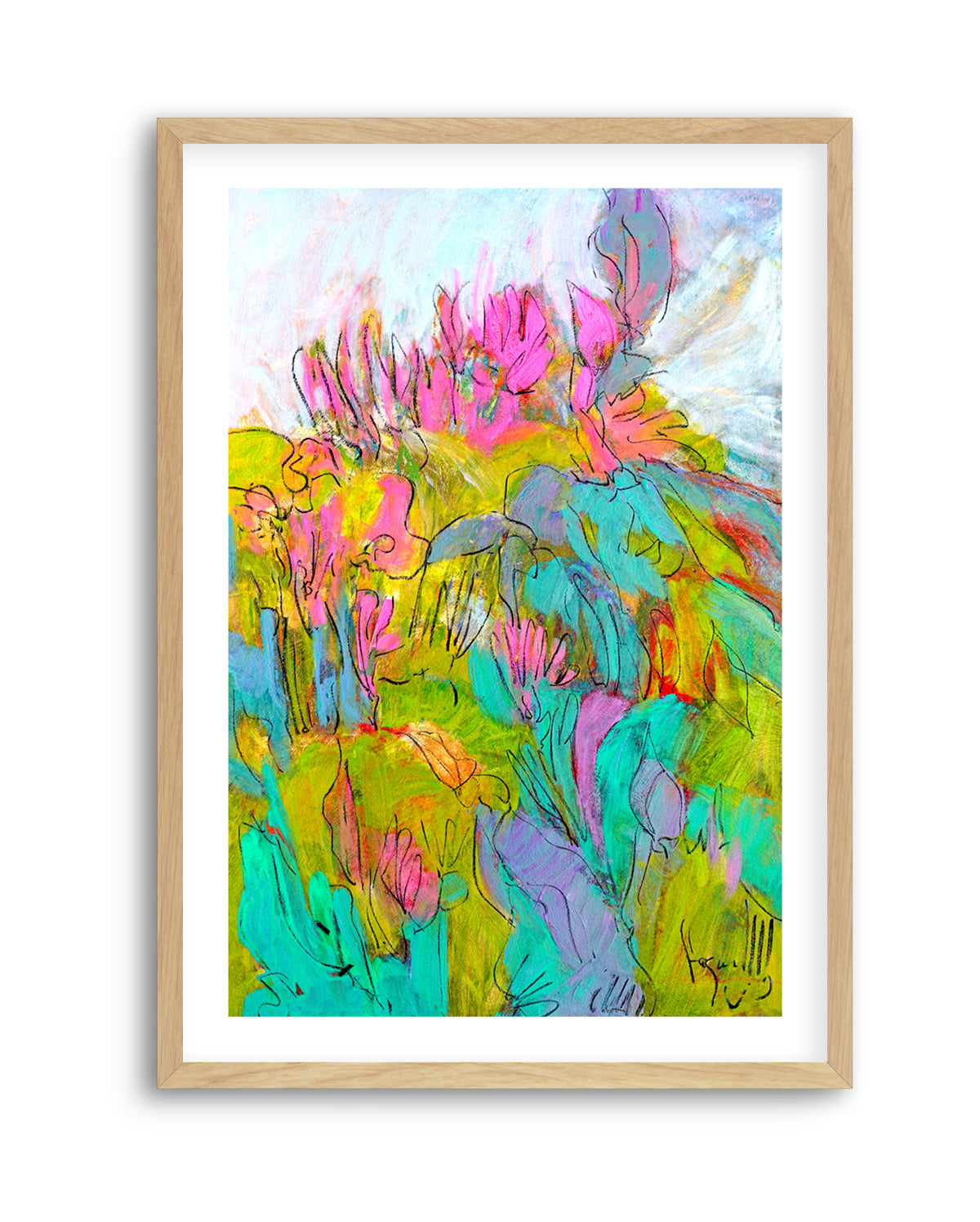 Whimsical Garden Dreams by Dorothy Fagan | Art Print