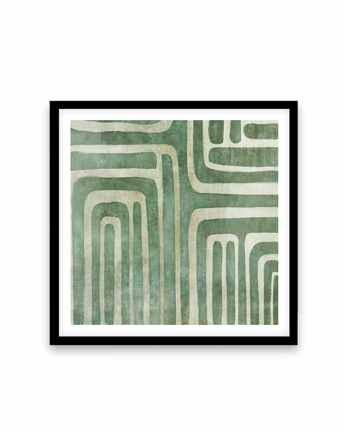 Whimsical Green I Art Print from Olive et Oriel where you can shop wallpaper and artworks online