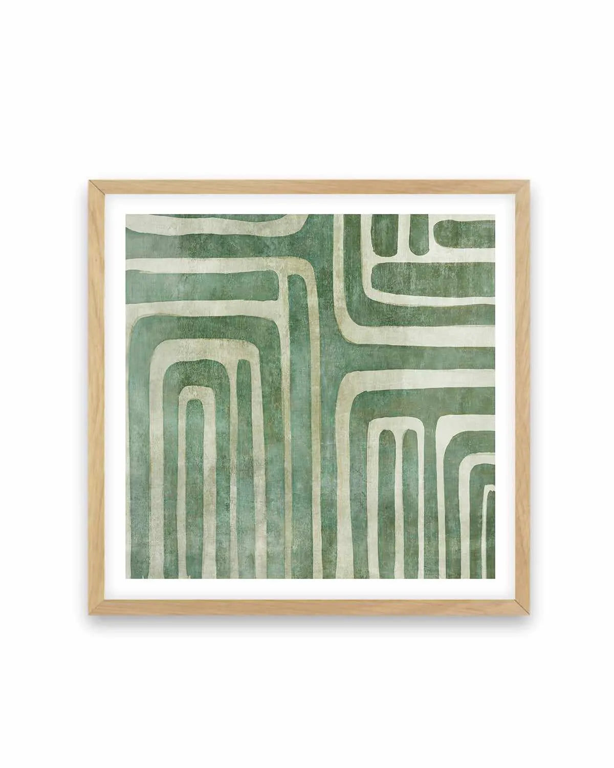 Whimsical Green I Art Print from Olive et Oriel where you can shop wallpaper and artworks online