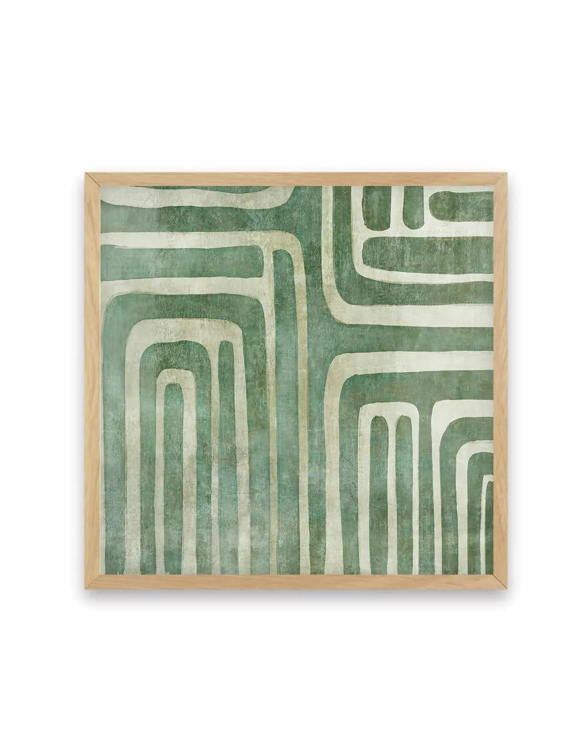 Whimsical Green I Art Print from Olive et Oriel where you can shop wallpaper and artworks online