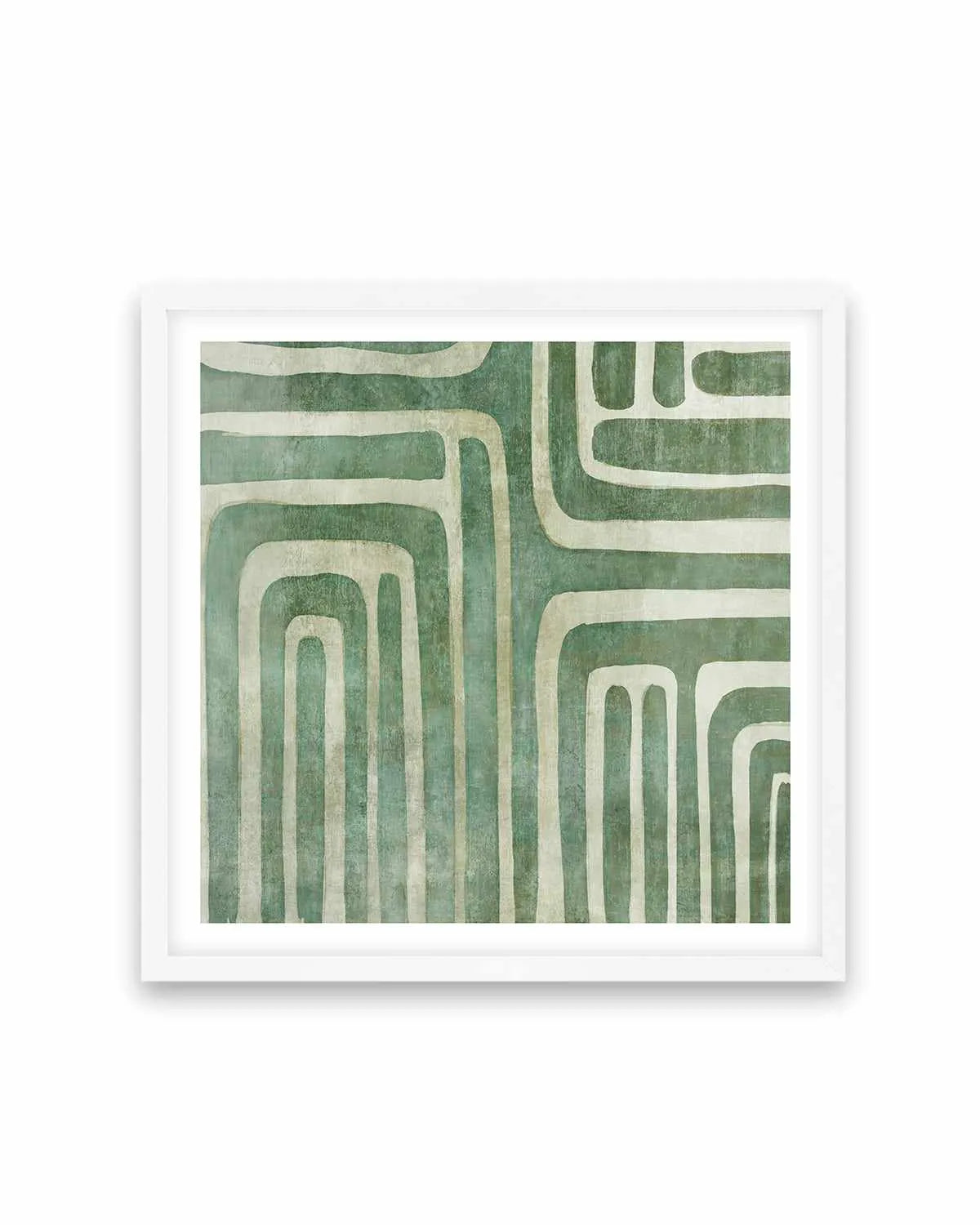 Whimsical Green I Art Print from Olive et Oriel where you can shop wallpaper and artworks online