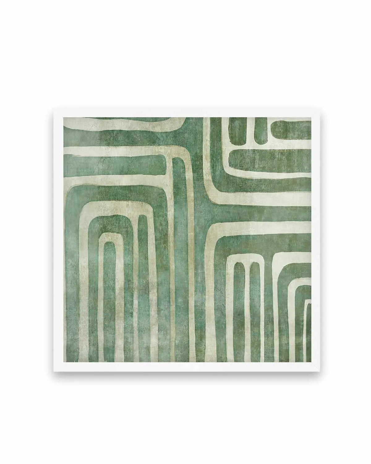 Whimsical Green I Art Print from Olive et Oriel where you can shop wallpaper and artworks online