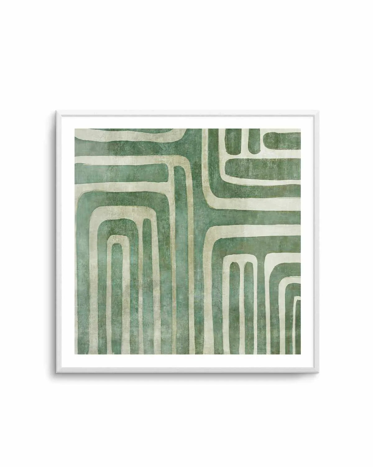Whimsical Green I Art Print from Olive et Oriel where you can shop wallpaper and artworks online