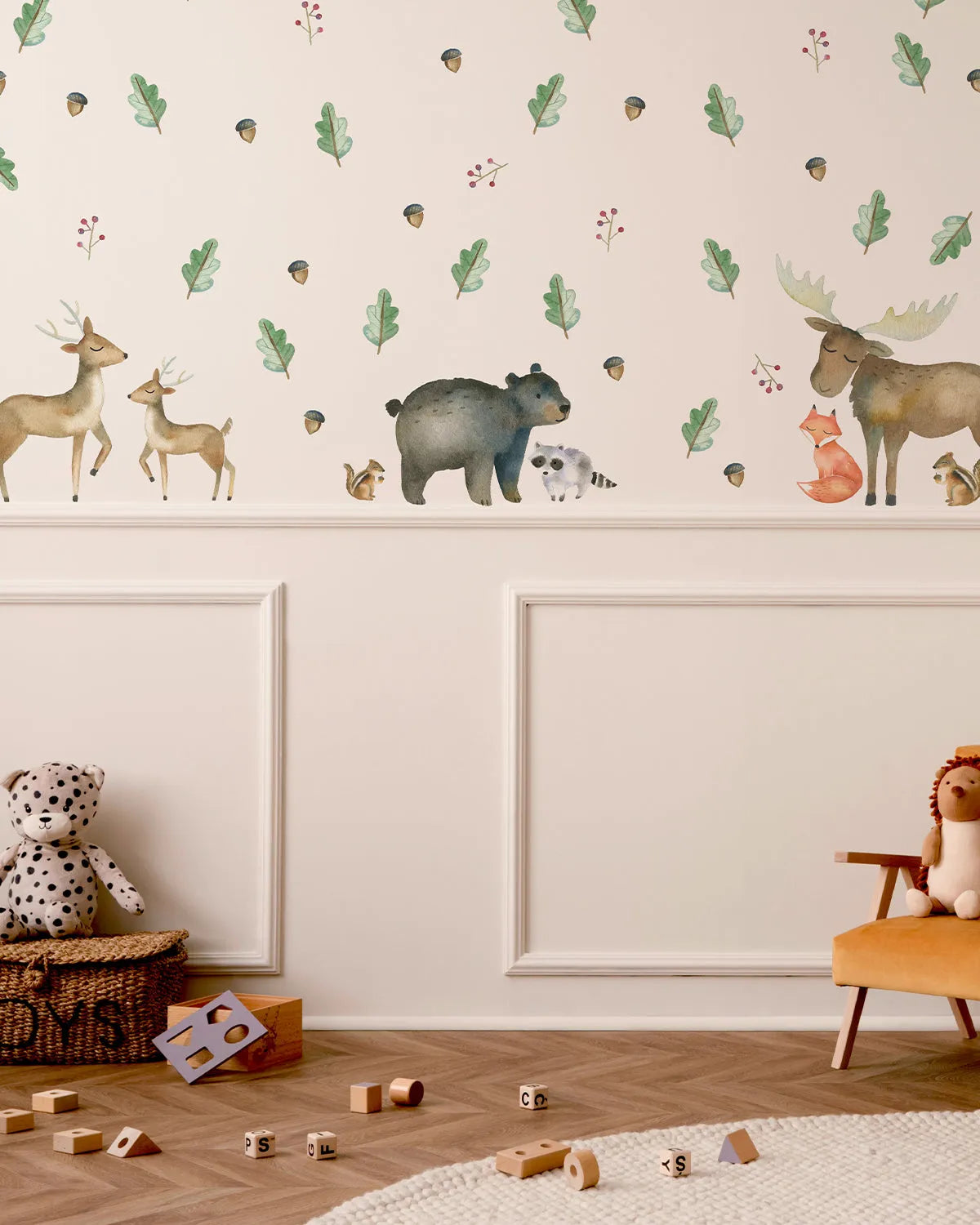 Whimsical Woodlands Decal Set from Olive et Oriel where you can shop wallpaper and artworks online