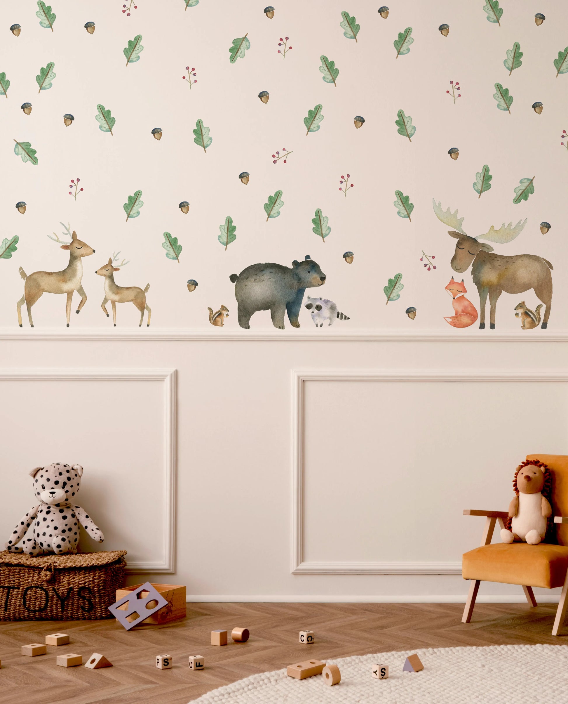 Whimsical Woodlands Decal Set from Olive et Oriel where you can shop wallpaper and artworks online