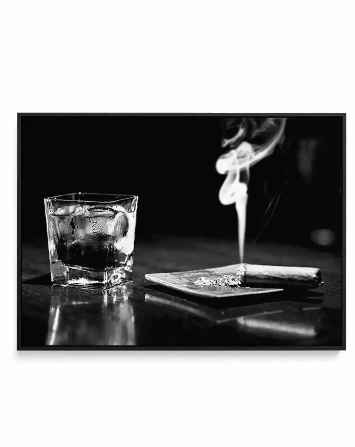 Whisky & Cigars | Framed Canvas-CANVAS-You can shop wall art online with Olive et Oriel for everything from abstract art to fun kids wall art. Our beautiful modern art prints and canvas art are available from large canvas prints to wall art paintings and our proudly Australian artwork collection offers only the highest quality framed large wall art and canvas art Australia - You can buy fashion photography prints or Hampton print posters and paintings on canvas from Olive et Oriel and have them 