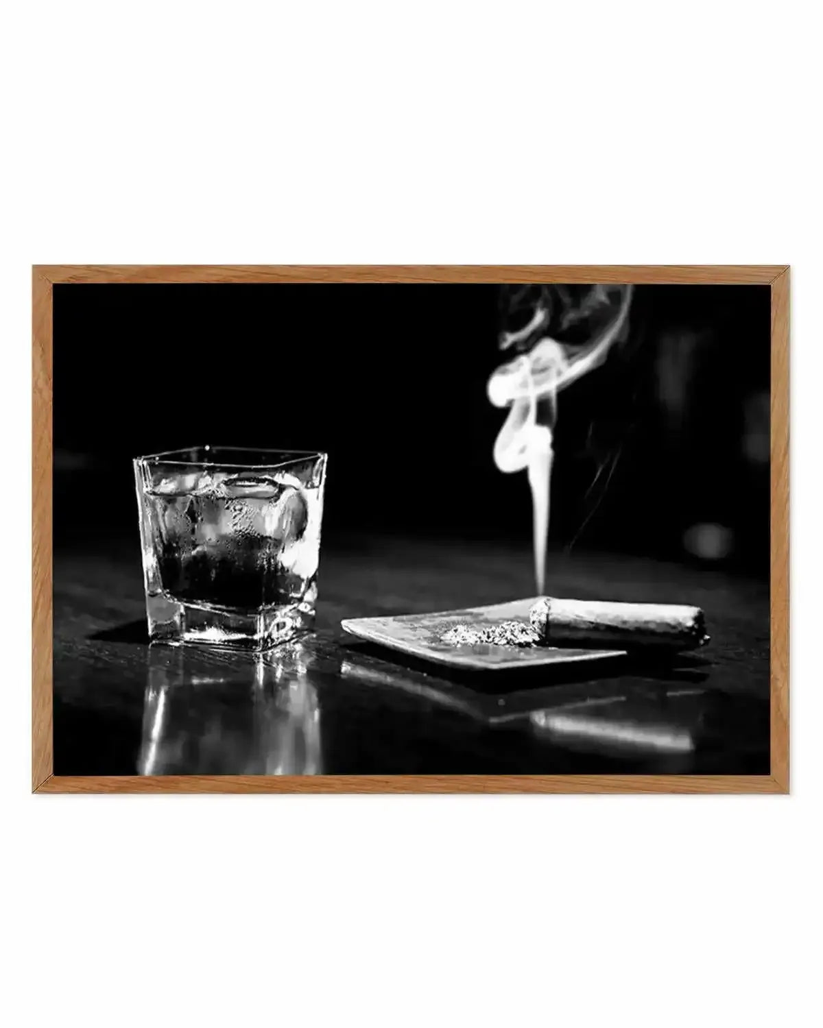 Whisky & Cigars Art Print from Olive et Oriel where you can shop wallpaper and artworks online
