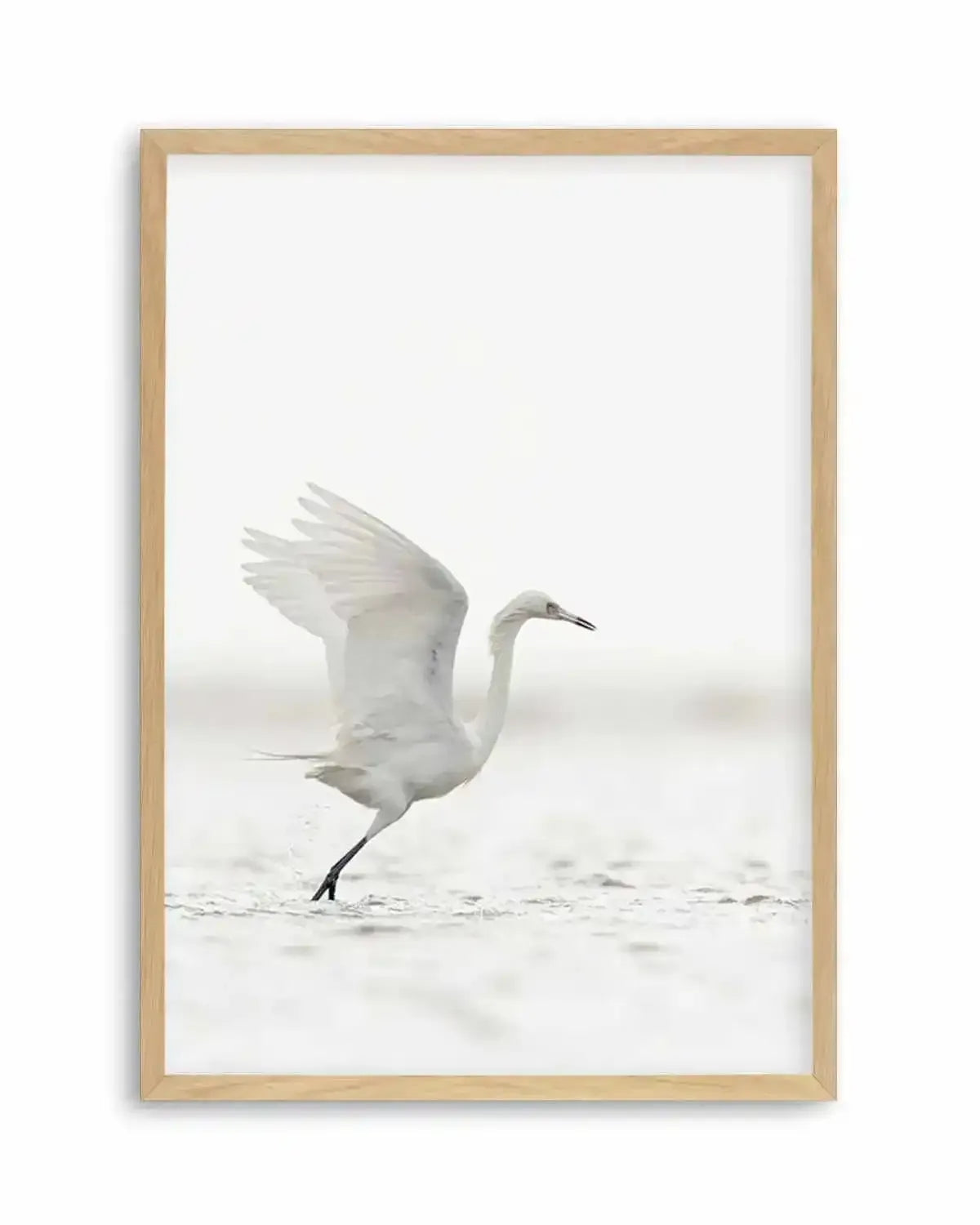 White Bird in Flight Art Print from Olive et Oriel where you can shop wallpaper and artworks online