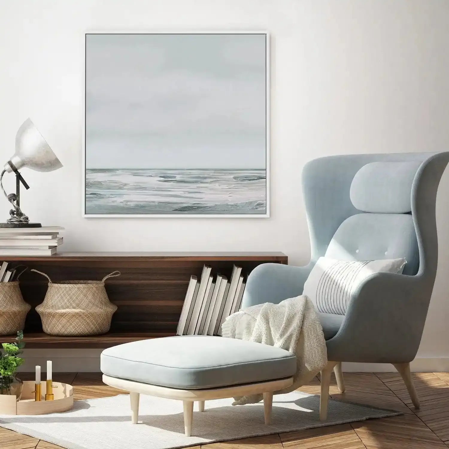 White Day by Dan Hobday SQ | Framed Canvas-CANVAS-You can shop wall art online with Olive et Oriel for everything from abstract art to fun kids wall art. Our beautiful modern art prints and canvas art are available from large canvas prints to wall art paintings and our proudly Australian artwork collection offers only the highest quality framed large wall art and canvas art Australia - You can buy fashion photography prints or Hampton print posters and paintings on canvas from Olive et Oriel and