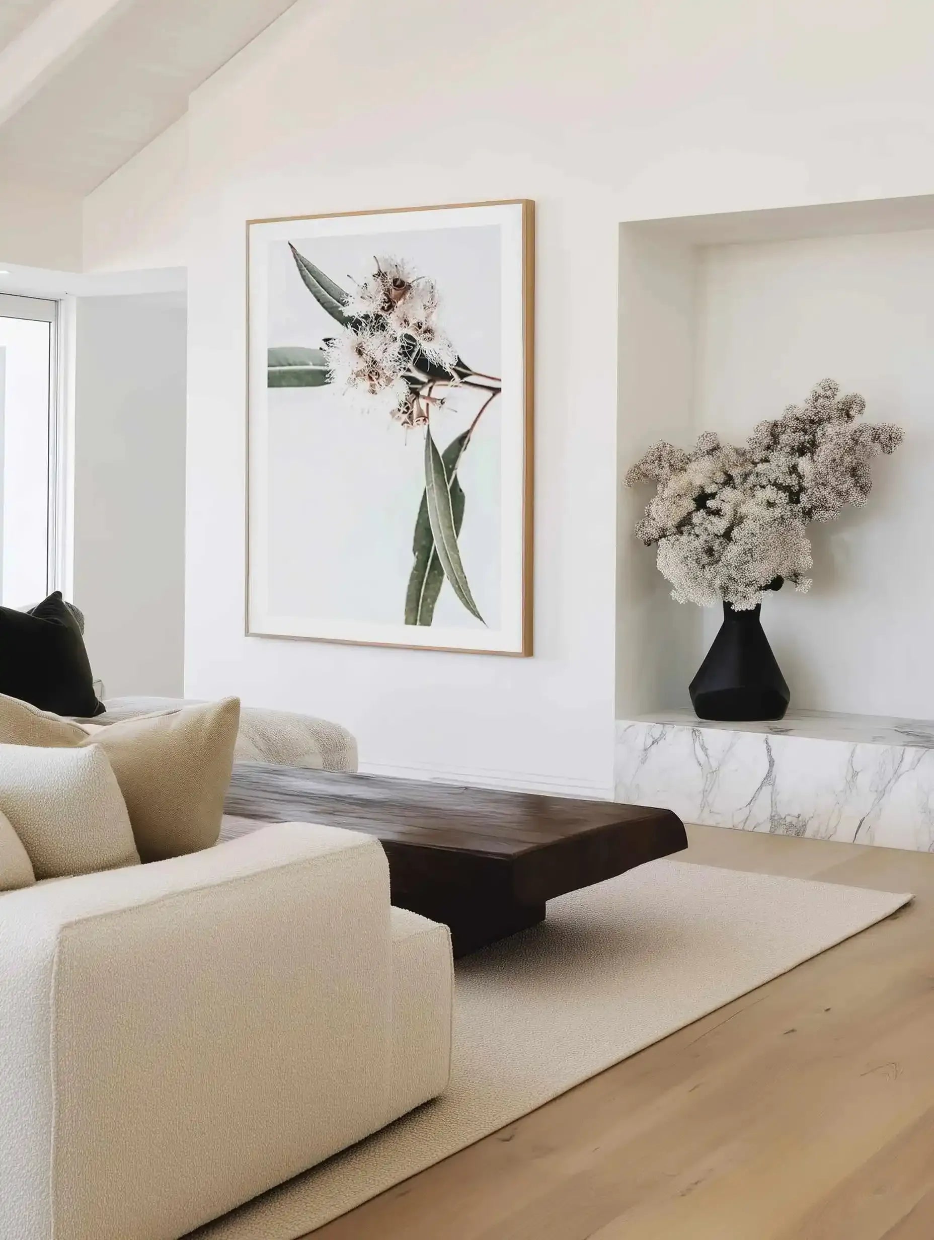 White Eucalyptus II Art Print from Olive et Oriel where you can shop wallpaper and artworks online