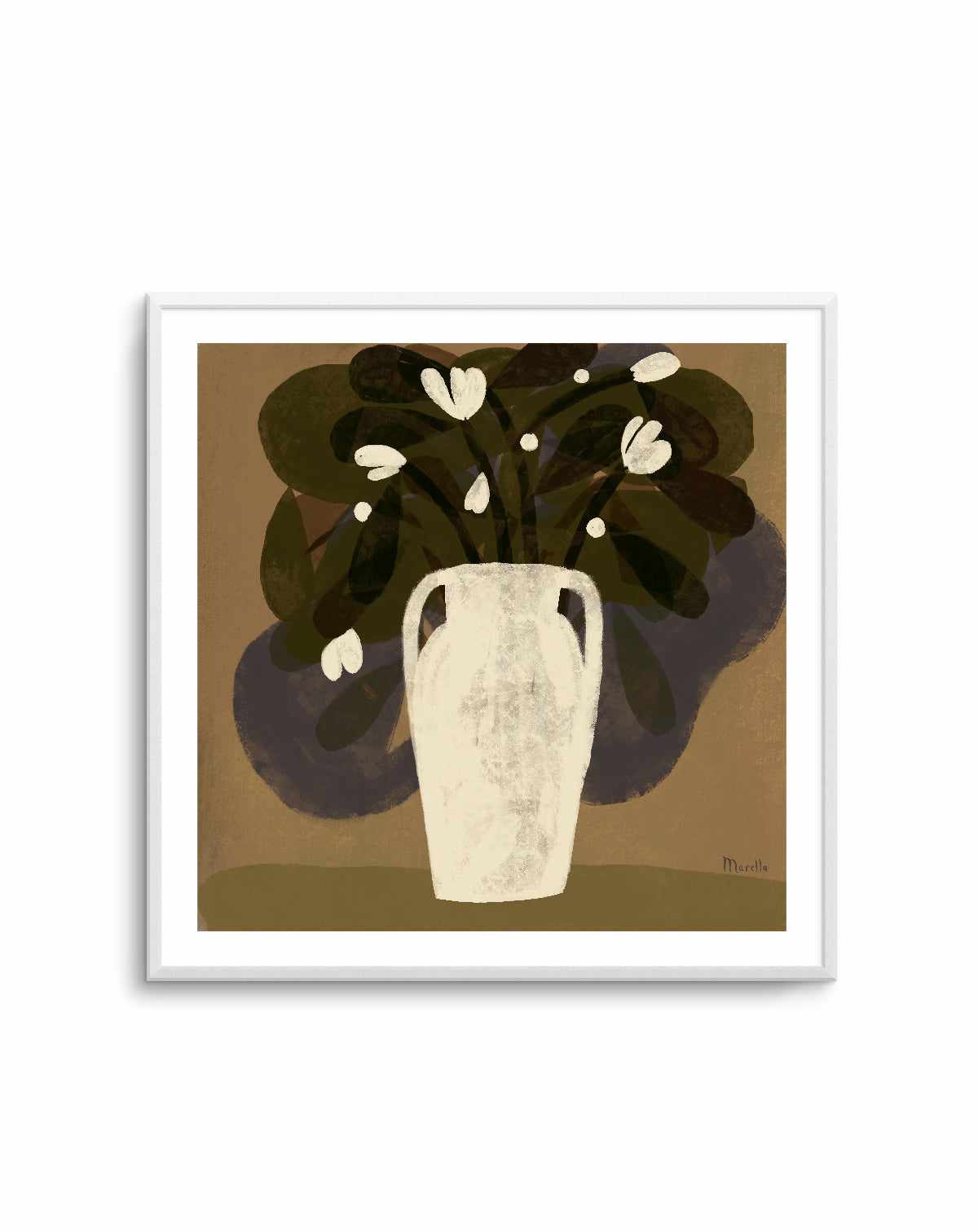 White Flowers by Marco Marella | Art Print