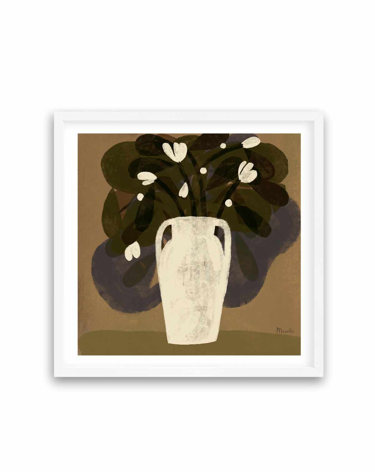 White Flowers by Marco Marella | Art Print