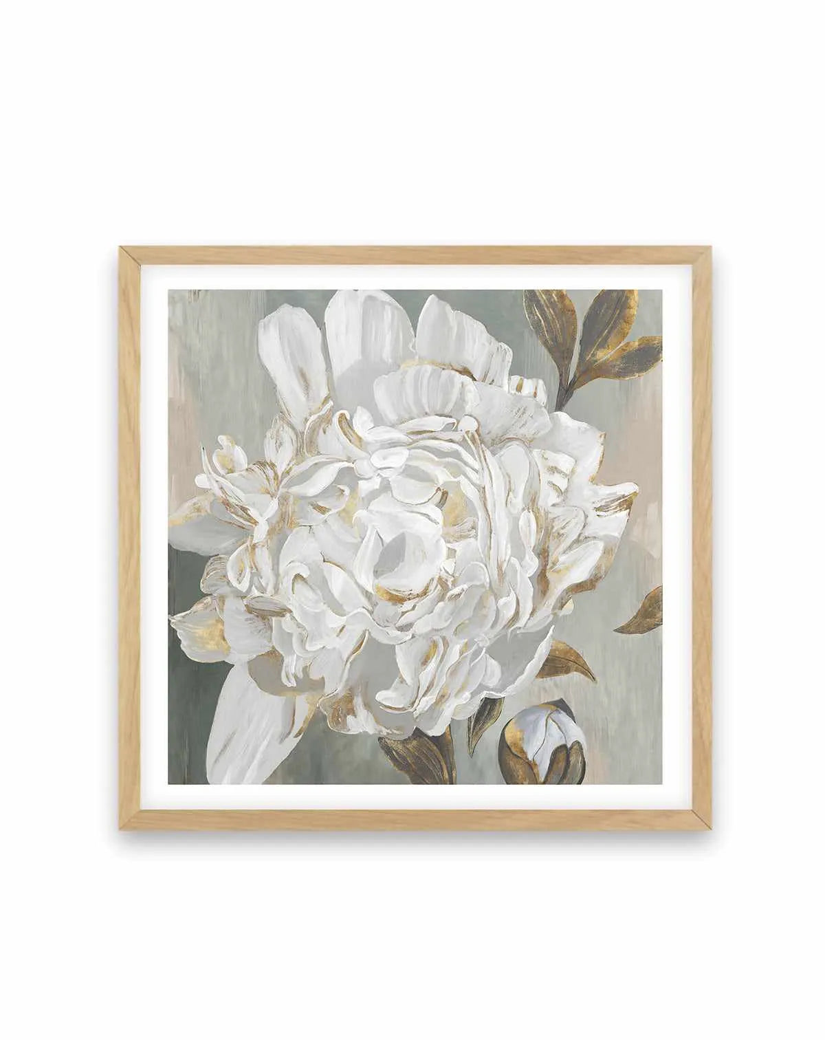 White Foliole Art Print from Olive et Oriel where you can shop wallpaper and artworks online