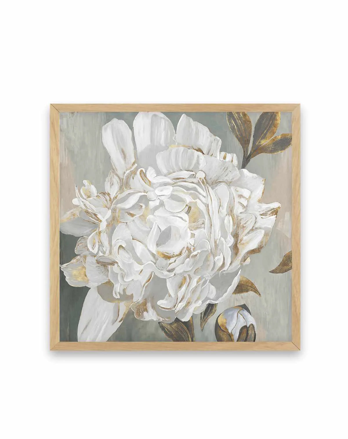 White Foliole Art Print from Olive et Oriel where you can shop wallpaper and artworks online