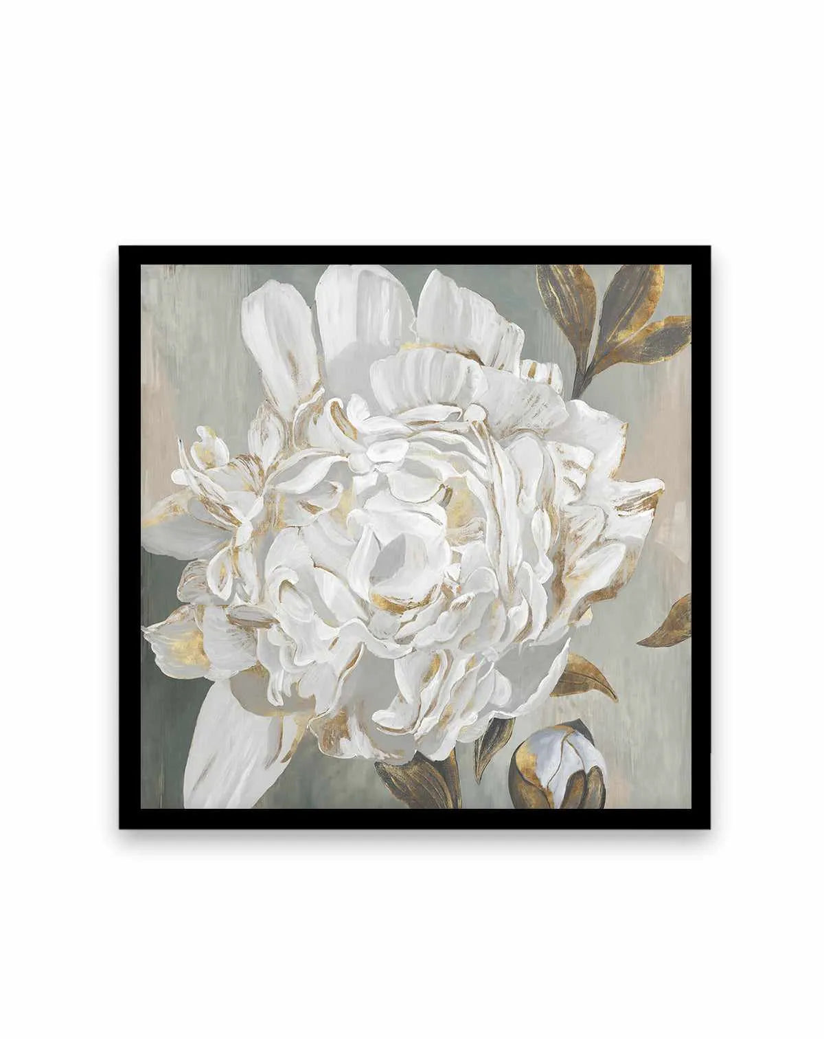 White Foliole Art Print from Olive et Oriel where you can shop wallpaper and artworks online