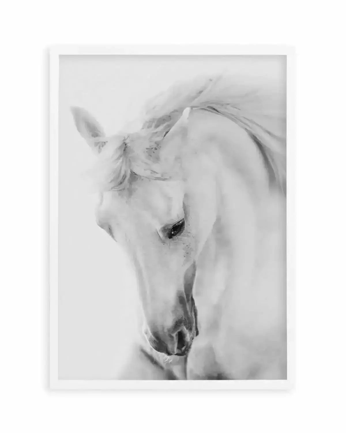 White Horse III Art Print from Olive et Oriel where you can shop wallpaper and artworks online