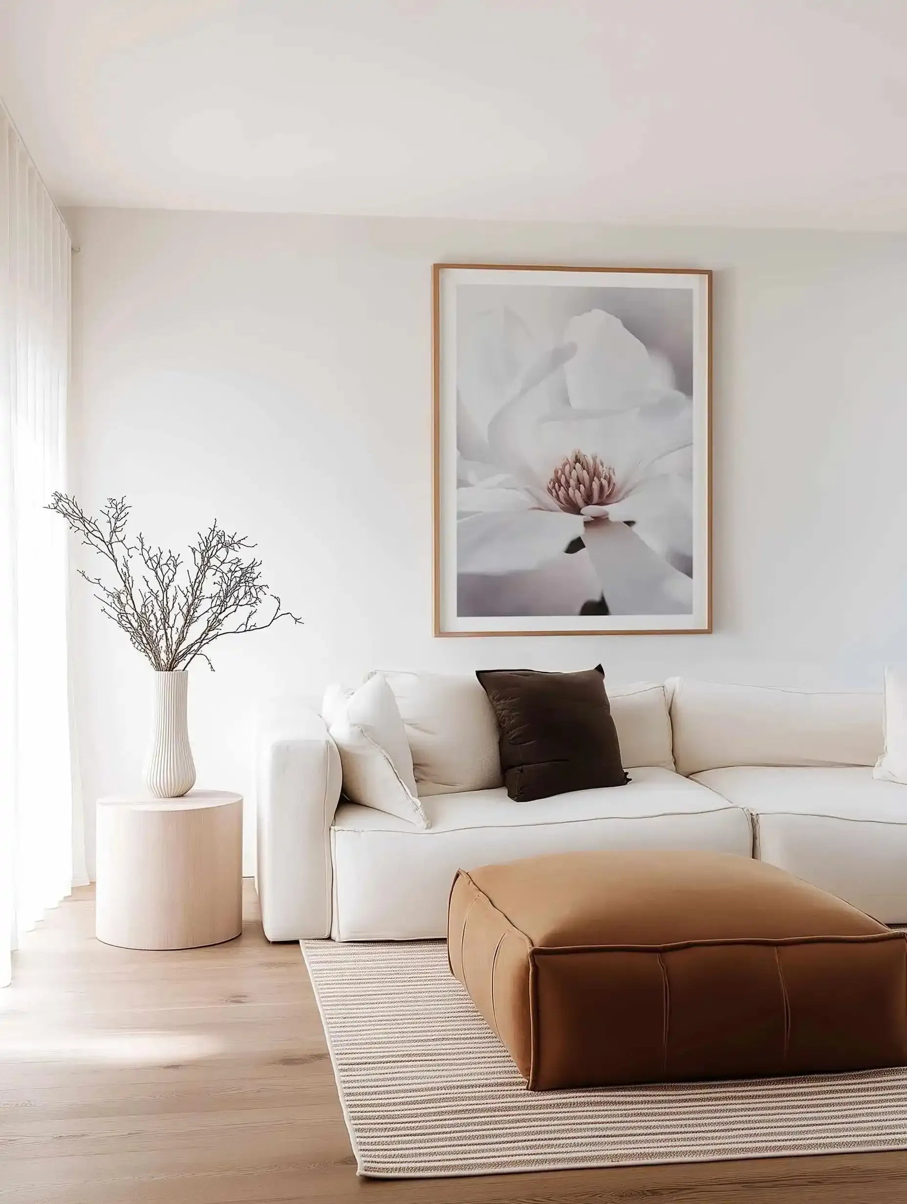 White Magnolia I Art Print
