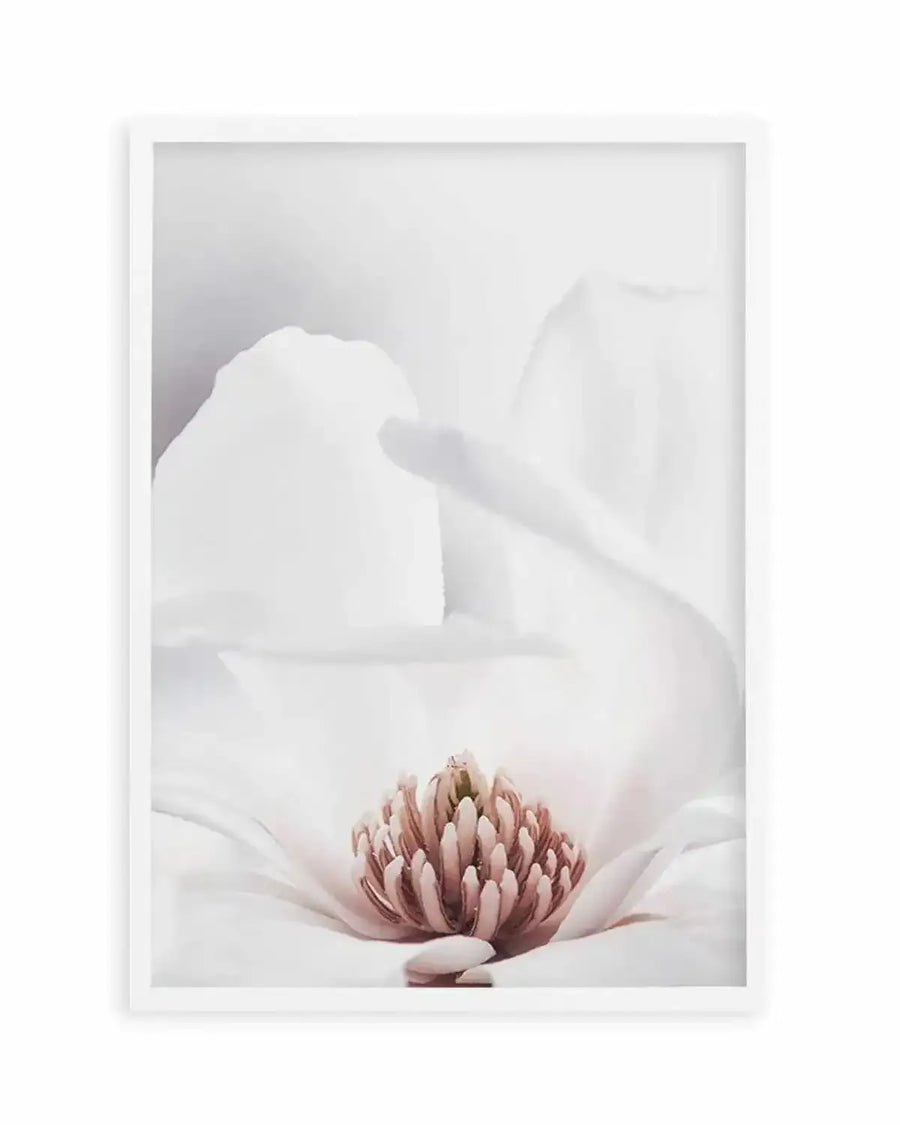 White Magnolia II Art Print from Olive et Oriel where you can shop wallpaper and artworks online