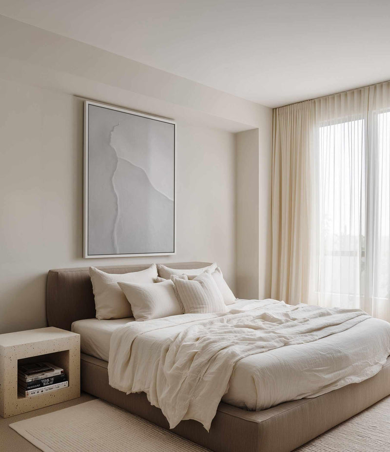 White Sand Dunes by Mei Xu | Framed Canvas Art Print