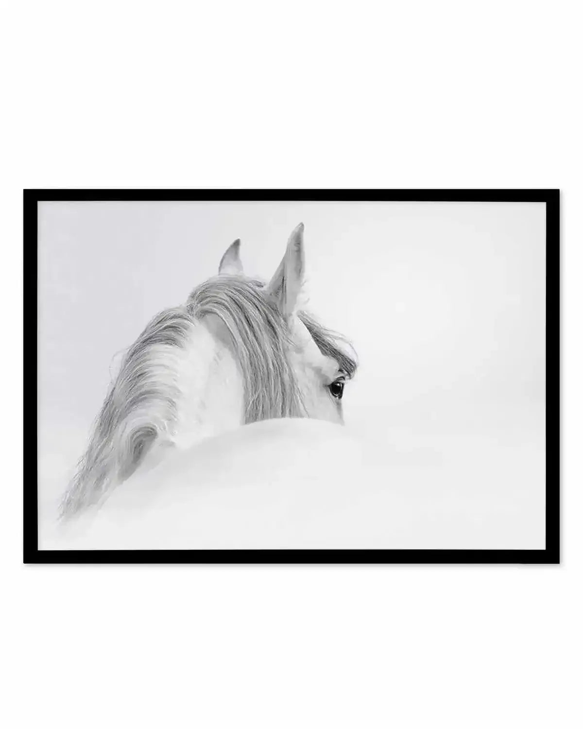 White Spirit Art Print from Olive et Oriel where you can shop wallpaper and artworks online