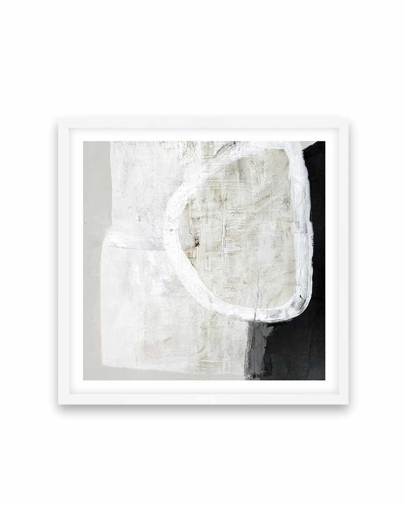 White Stone by Design Fabrikken Art Print