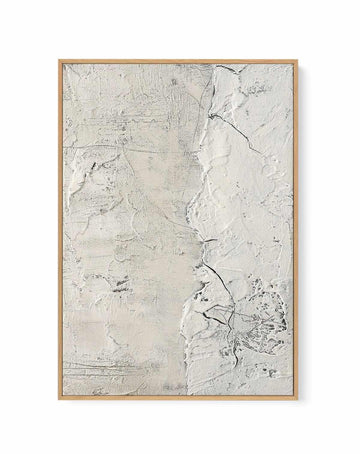 White Surface by Design Fabrikken | Framed Canvas Art Print from Olive et Oriel where you can shop wallpaper and artworks online