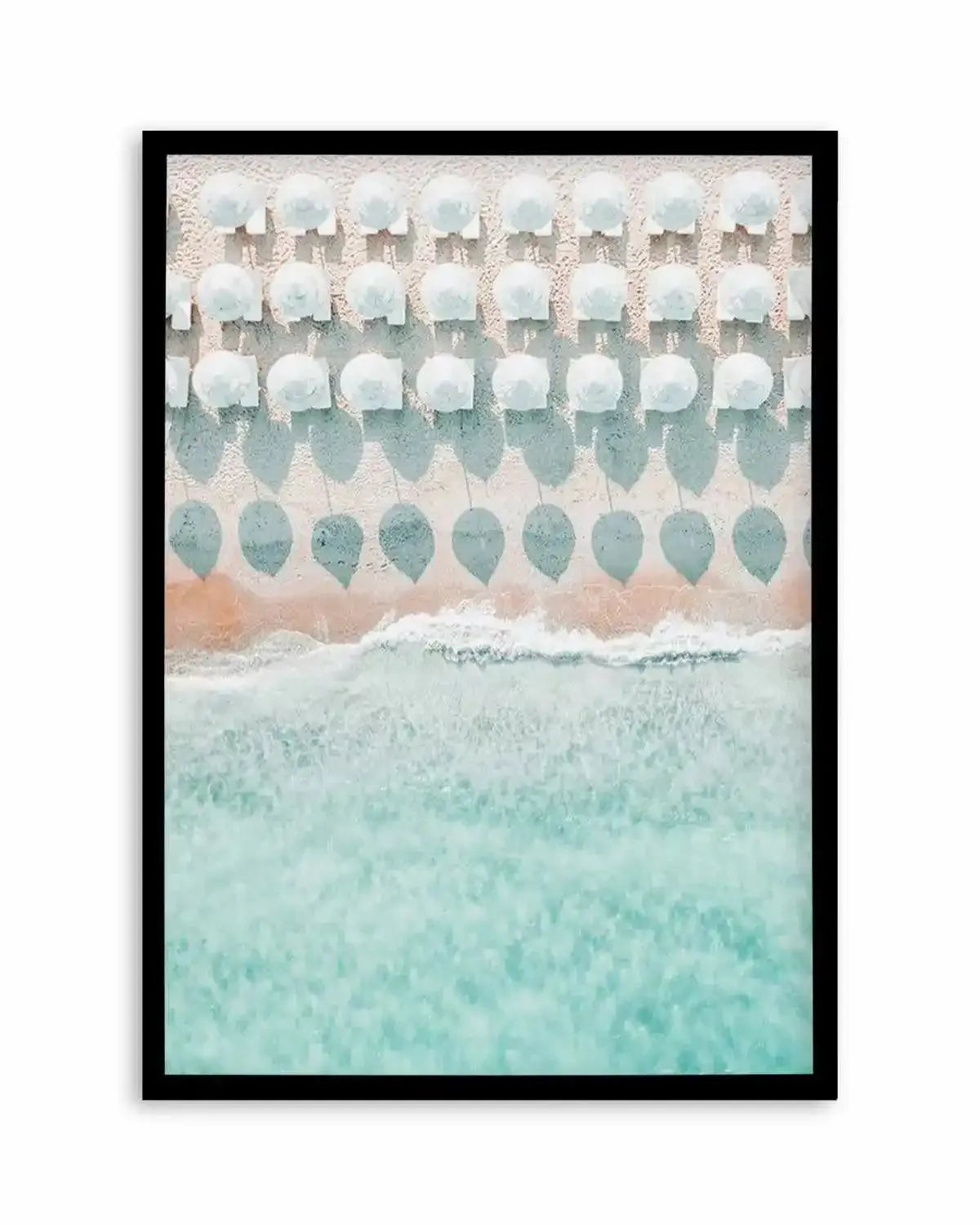 White Umbrellas Art Print from Olive et Oriel where you can shop wallpaper and artworks online