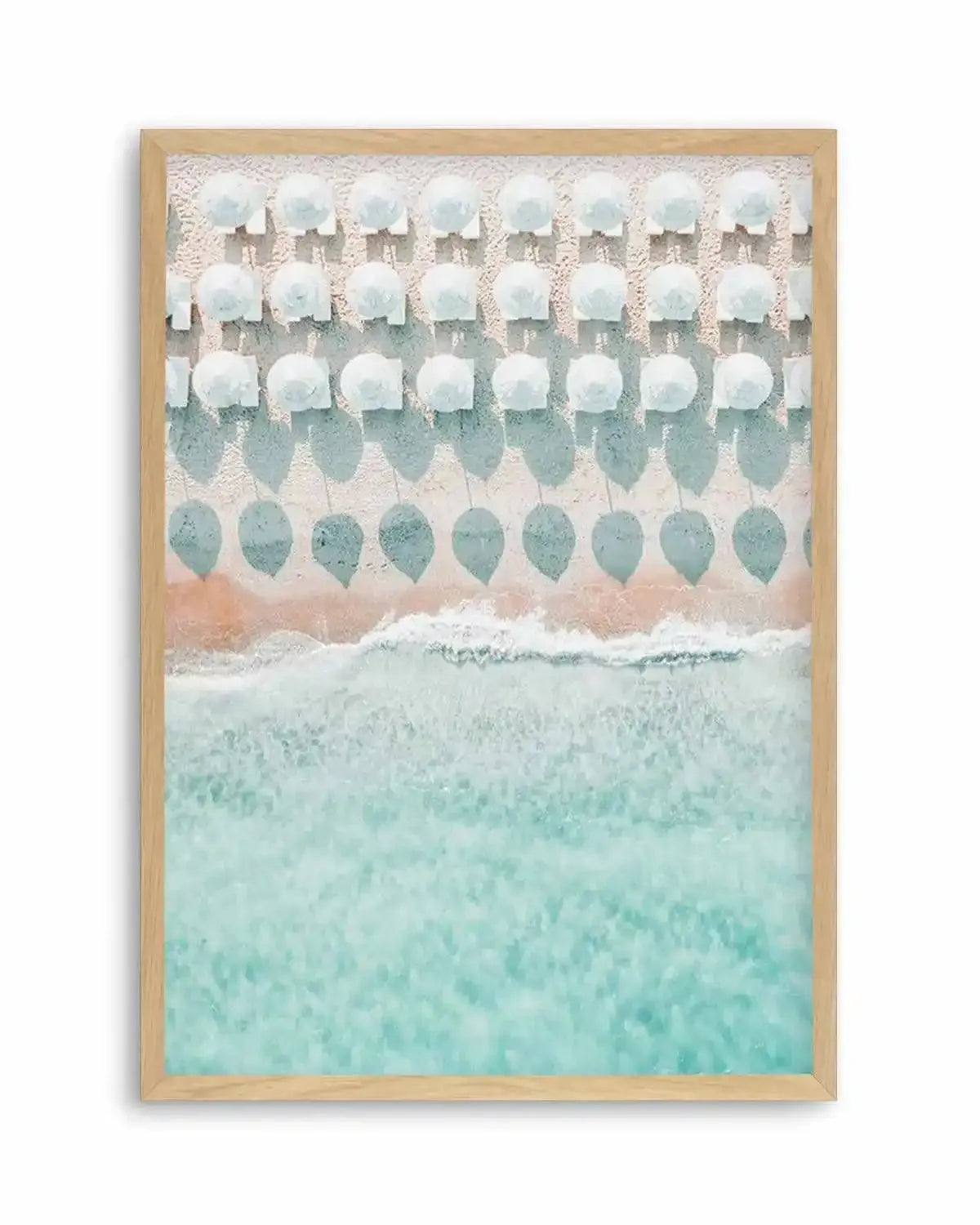 White Umbrellas Art Print from Olive et Oriel where you can shop wallpaper and artworks online