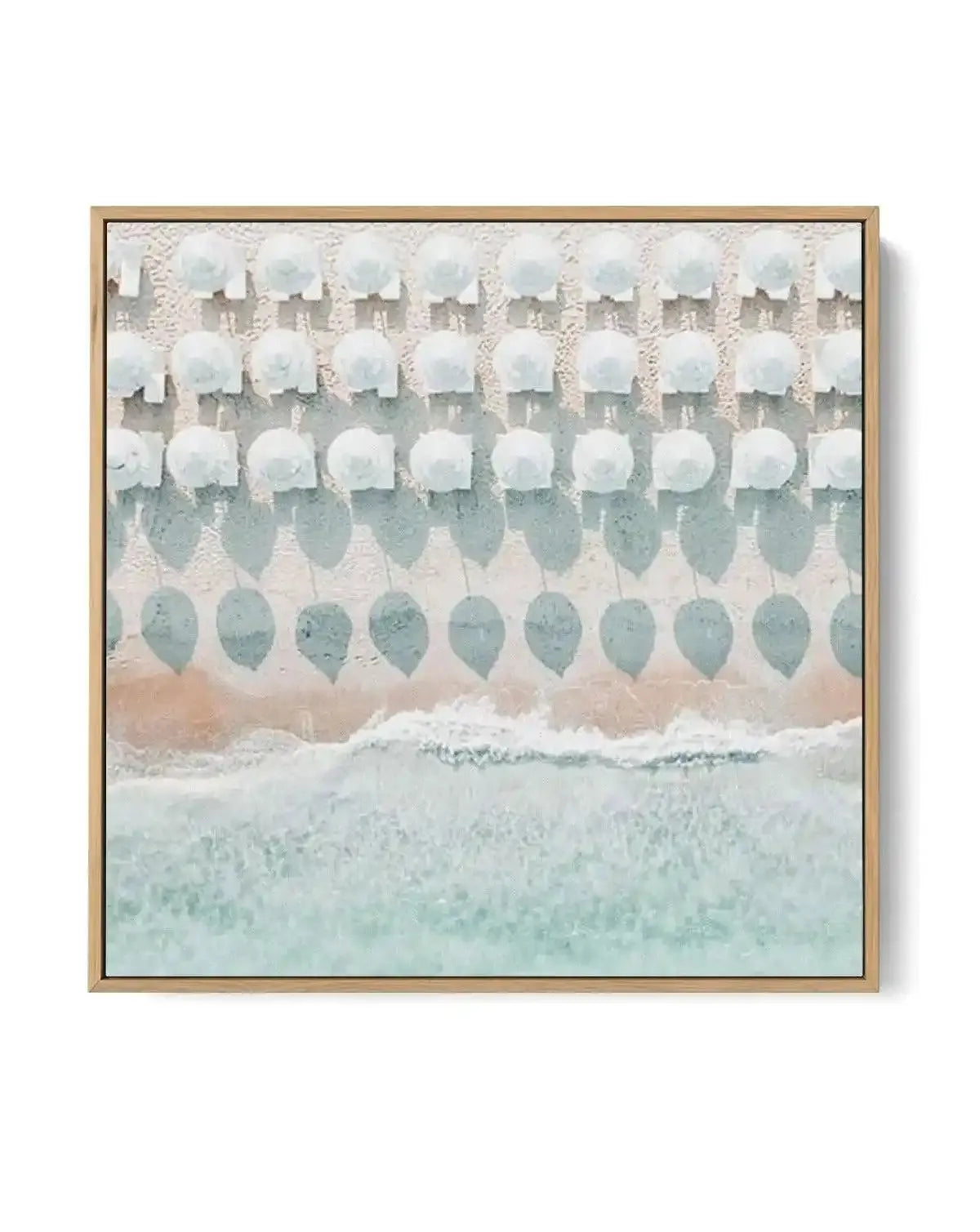White Umbrellas SQ | Framed Canvas-CANVAS-You can shop wall art online with Olive et Oriel for everything from abstract art to fun kids wall art. Our beautiful modern art prints and canvas art are available from large canvas prints to wall art paintings and our proudly Australian artwork collection offers only the highest quality framed large wall art and canvas art Australia - You can buy fashion photography prints or Hampton print posters and paintings on canvas from Olive et Oriel and have th