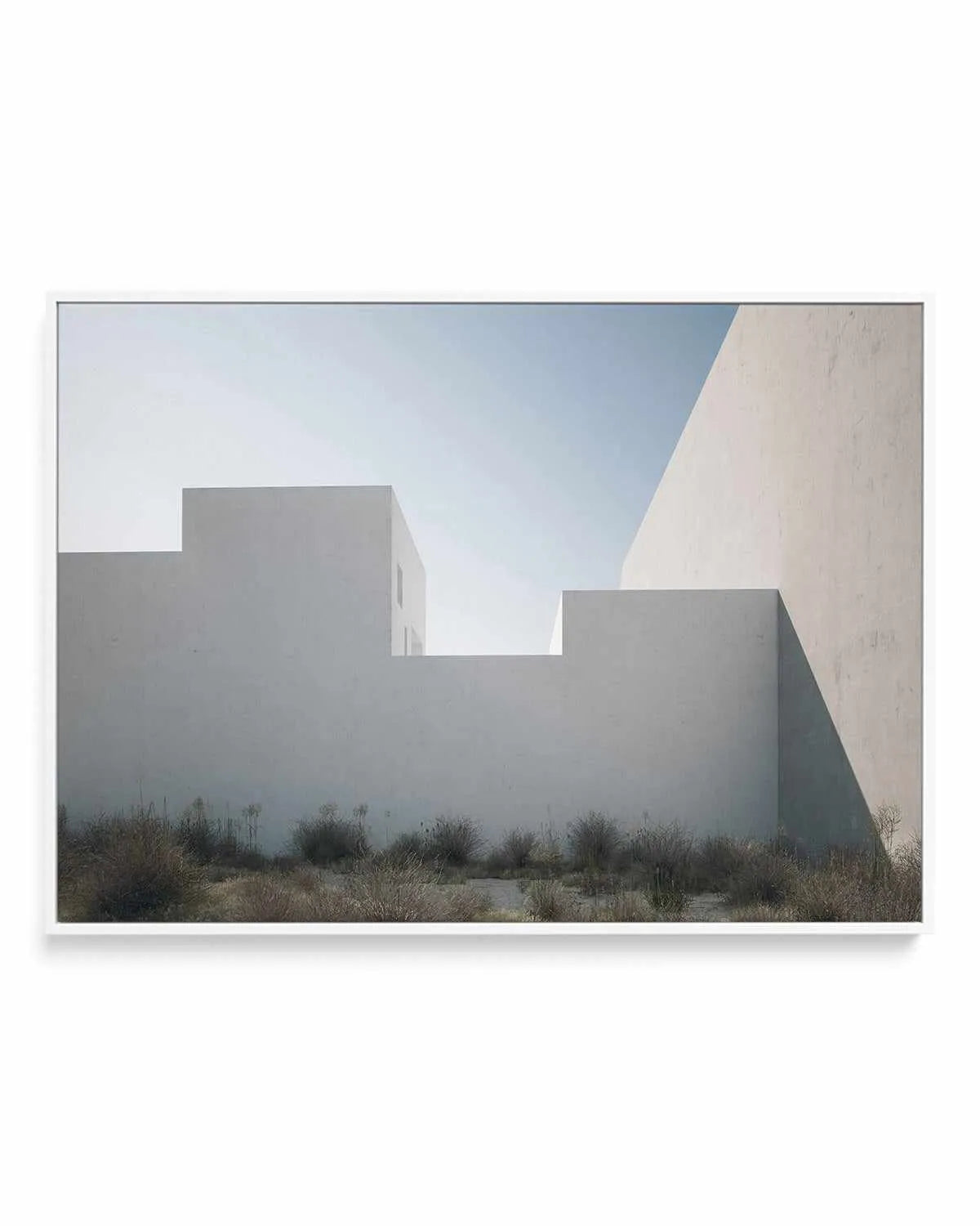 White Walls by Guachinarte | Framed Canvas Art Print from Olive et Oriel where you can shop wallpaper and artworks online