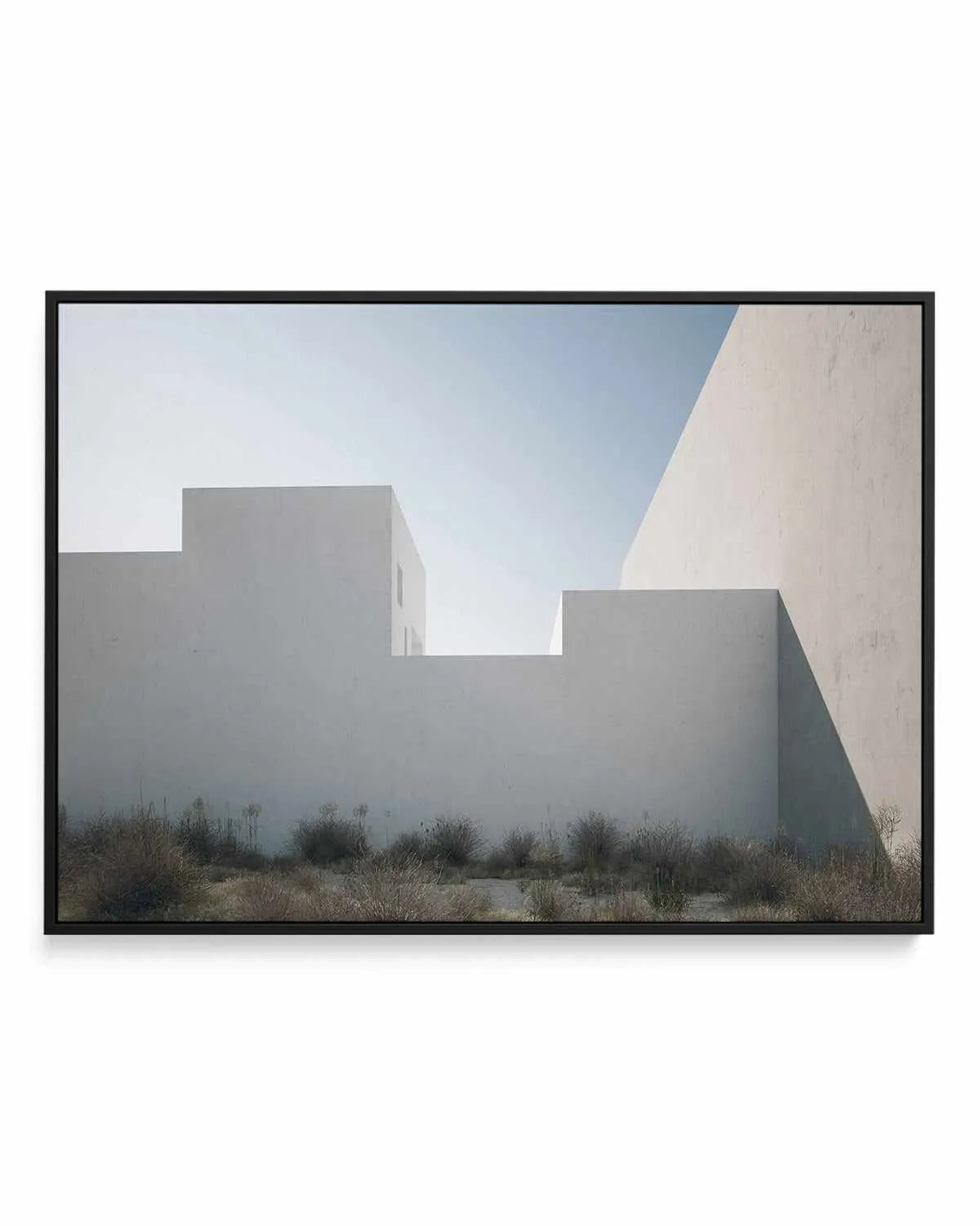 White Walls by Guachinarte | Framed Canvas Art Print from Olive et Oriel where you can shop wallpaper and artworks online