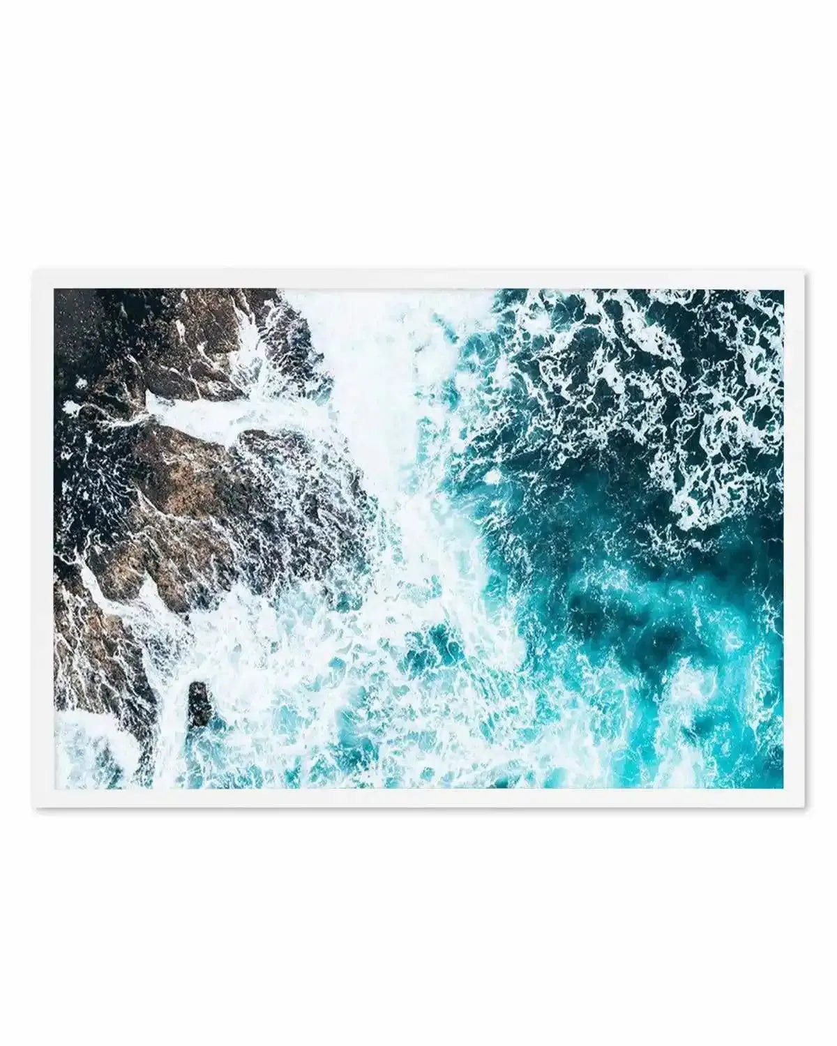 White Washed Merimbula | Aerial Photo Wall Art Print from Olive et Oriel where you can shop wallpaper and artworks online
