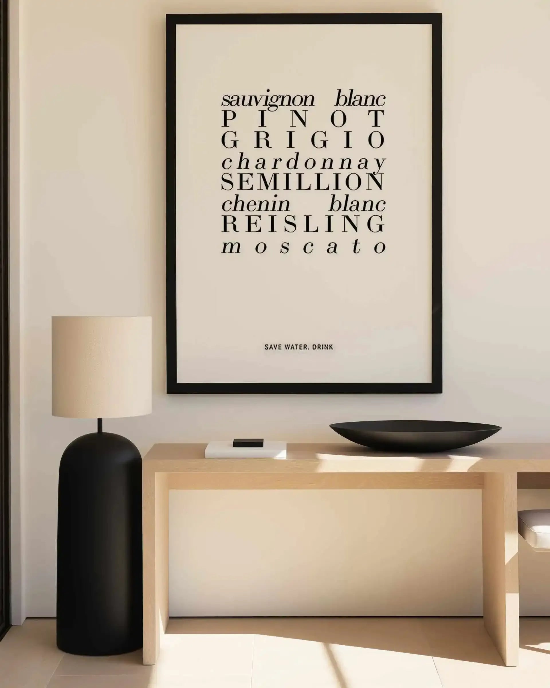 White Wine Art Print from Olive et Oriel where you can shop wallpaper and artworks online