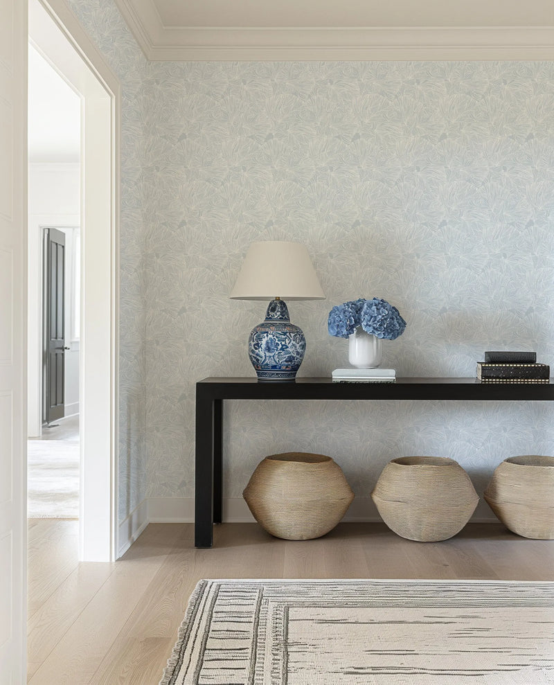White Coral Wallpaper from Olive et Oriel where you can shop wallpaper and artworks online
