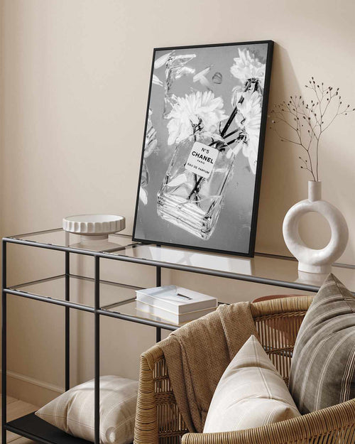 White Daisies No 1 by Mario Stefanelli | Framed Canvas Art Print