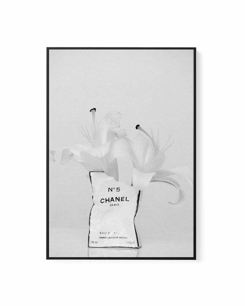White Lily No 1 by Mario Stefanelli | Framed Canvas Art Print