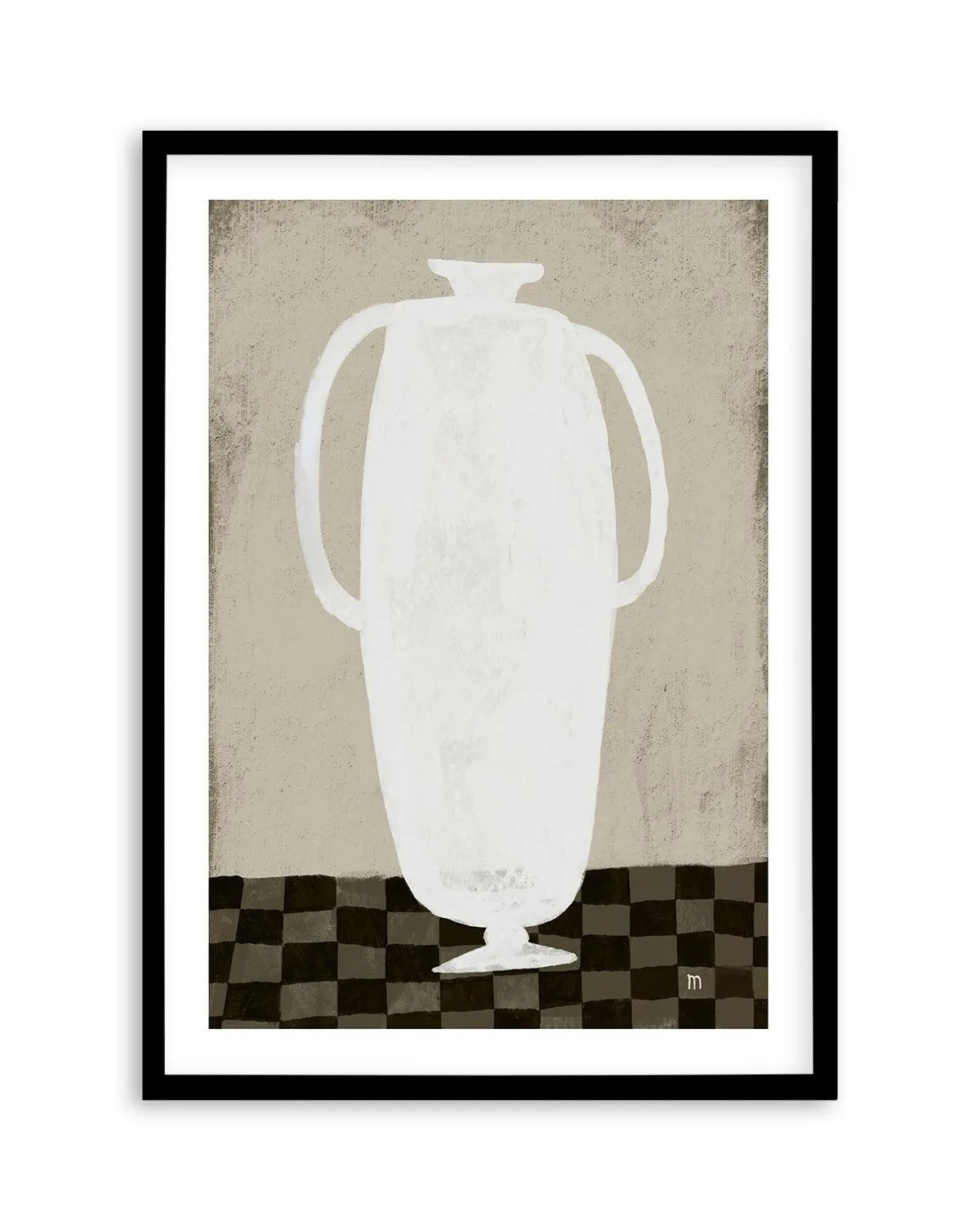 White Vase by Marco Marella | Art Print from Olive et Oriel where you can shop wallpaper and artworks online