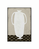White Vase by Marco Marella | Framed Canvas Art Print