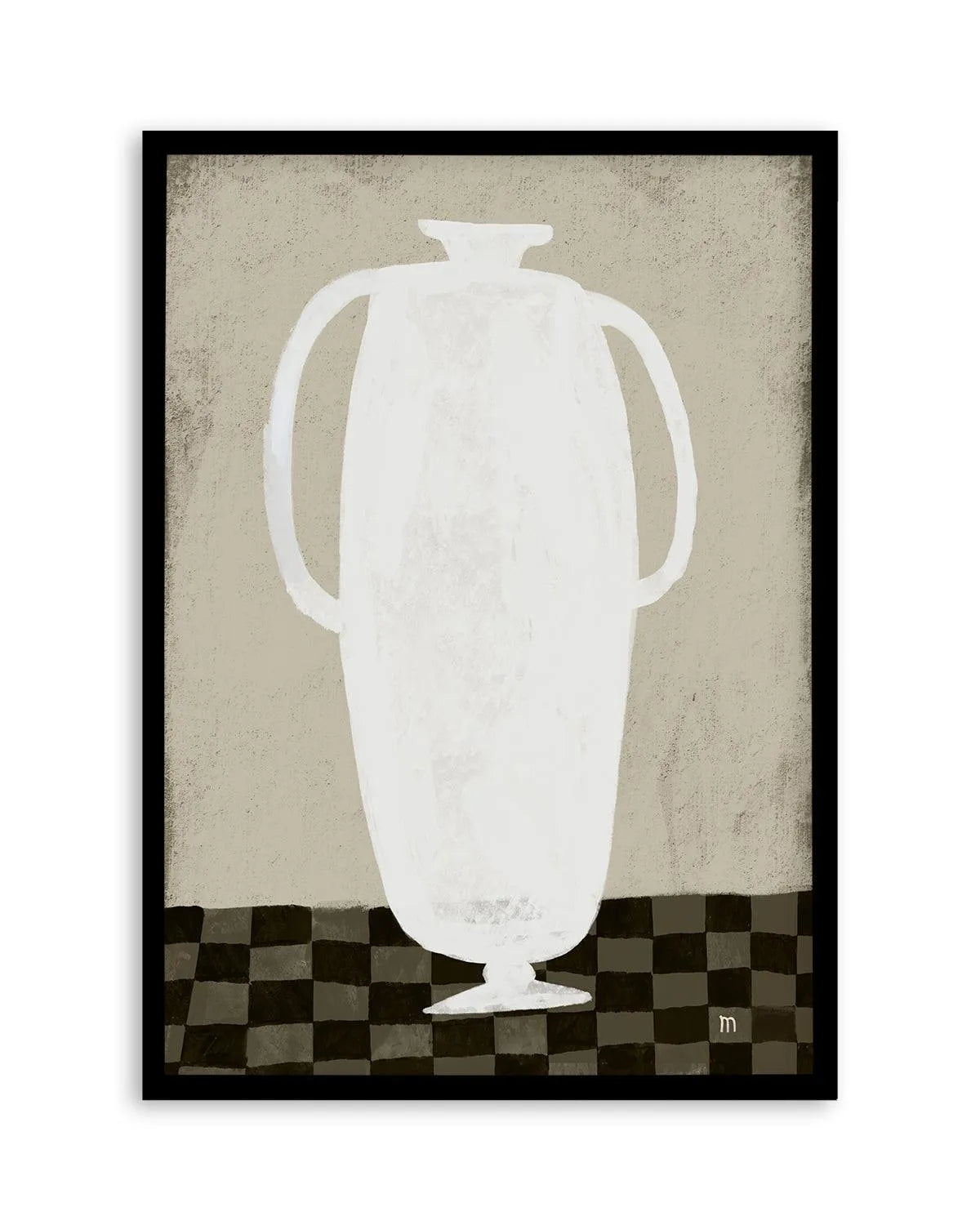 White Vase by Marco Marella | Art Print from Olive et Oriel where you can shop wallpaper and artworks online