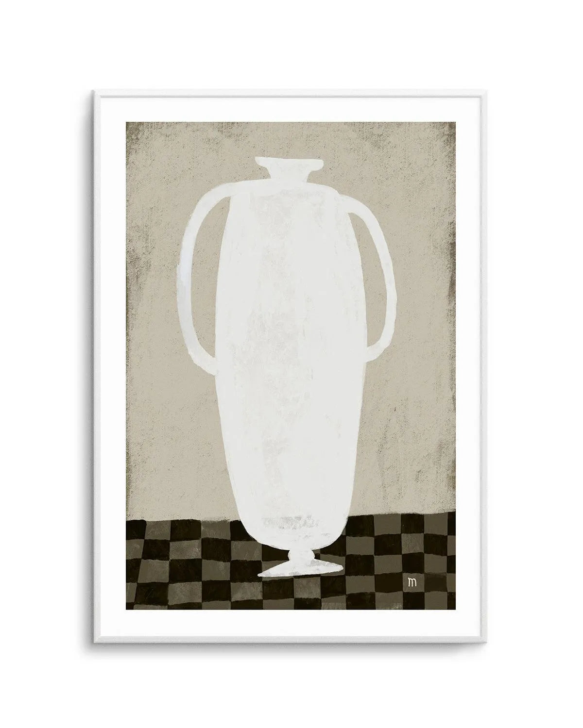 White Vase by Marco Marella | Art Print from Olive et Oriel where you can shop wallpaper and artworks online