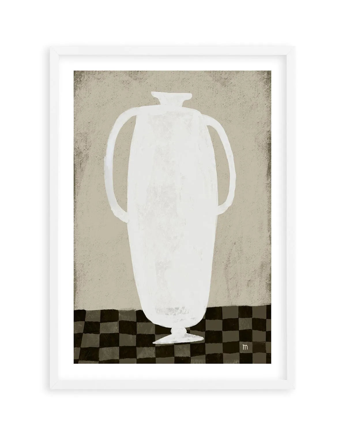 White Vase by Marco Marella | Art Print from Olive et Oriel where you can shop wallpaper and artworks online