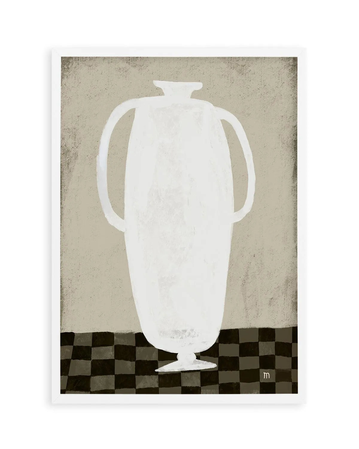 White Vase by Marco Marella | Art Print from Olive et Oriel where you can shop wallpaper and artworks online