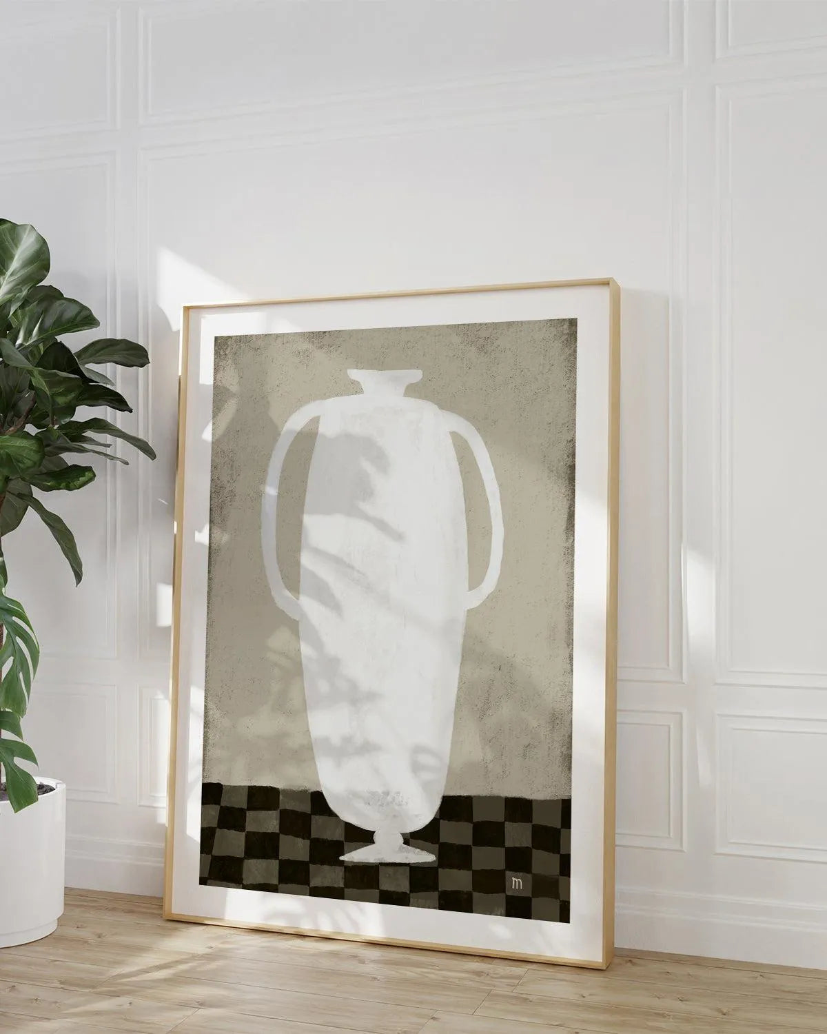 White Vase by Marco Marella | Art Print from Olive et Oriel where you can shop wallpaper and artworks online