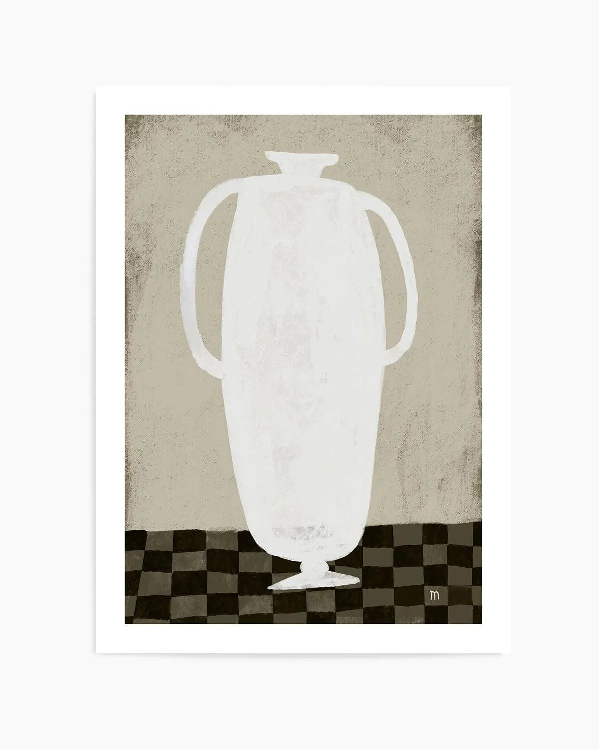 White Vase by Marco Marella | Art Print from Olive et Oriel where you can shop wallpaper and artworks online