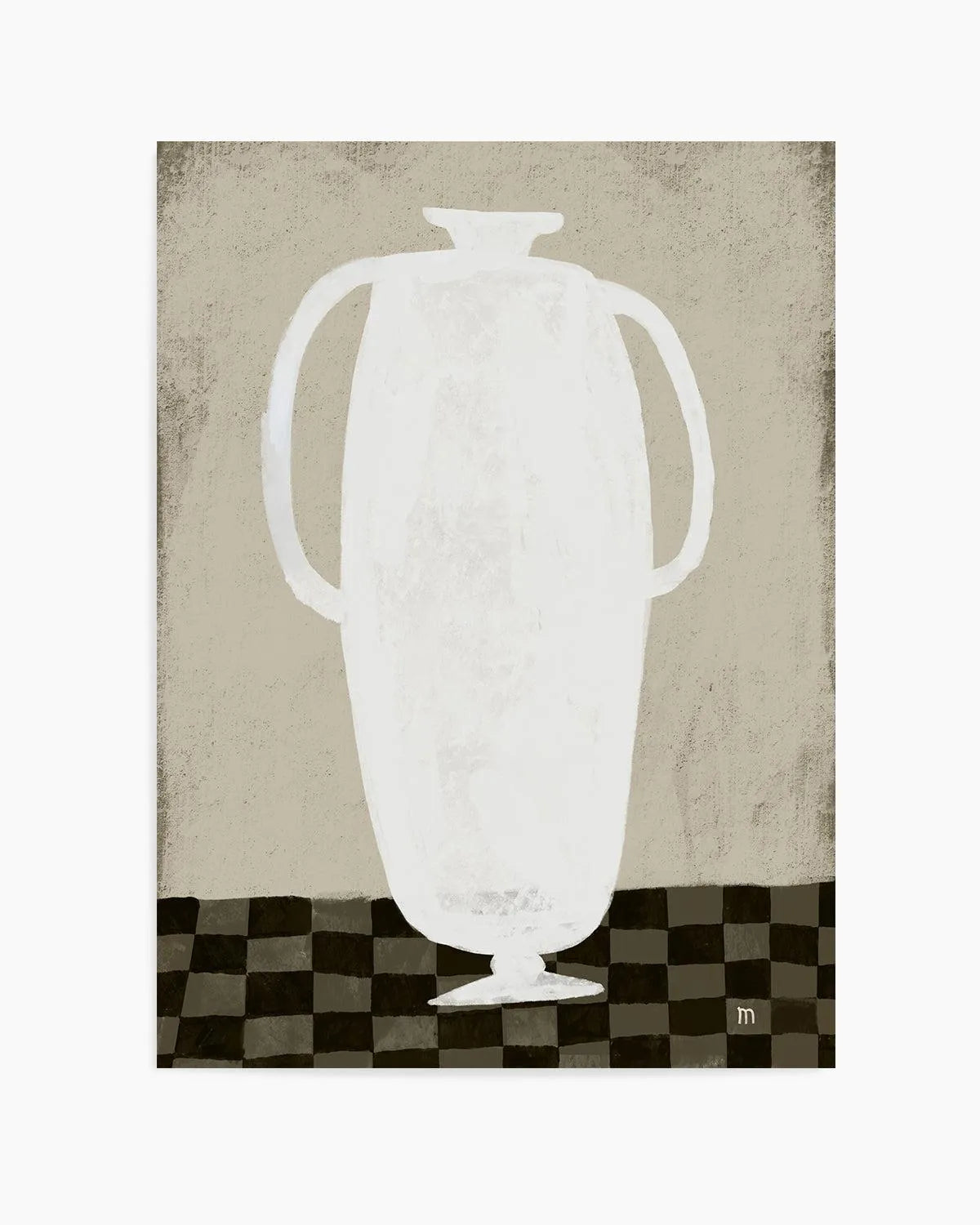 White Vase by Marco Marella | Art Print from Olive et Oriel where you can shop wallpaper and artworks online