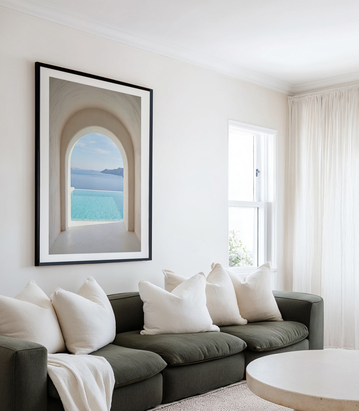 Whitewashed Archway | Art Print