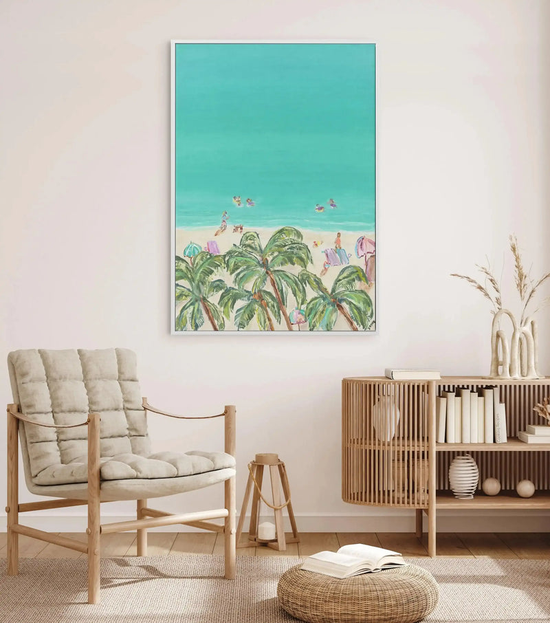 Whitsundays Daydream by Belinda Stone | Framed Canvas-CANVAS-You can shop wall art online with Olive et Oriel for everything from abstract art to fun kids wall art. Our beautiful modern art prints and canvas art are available from large canvas prints to wall art paintings and our proudly Australian artwork collection offers only the highest quality framed large wall art and canvas art Australia - You can buy fashion photography prints or Hampton print posters and paintings on canvas from Olive e