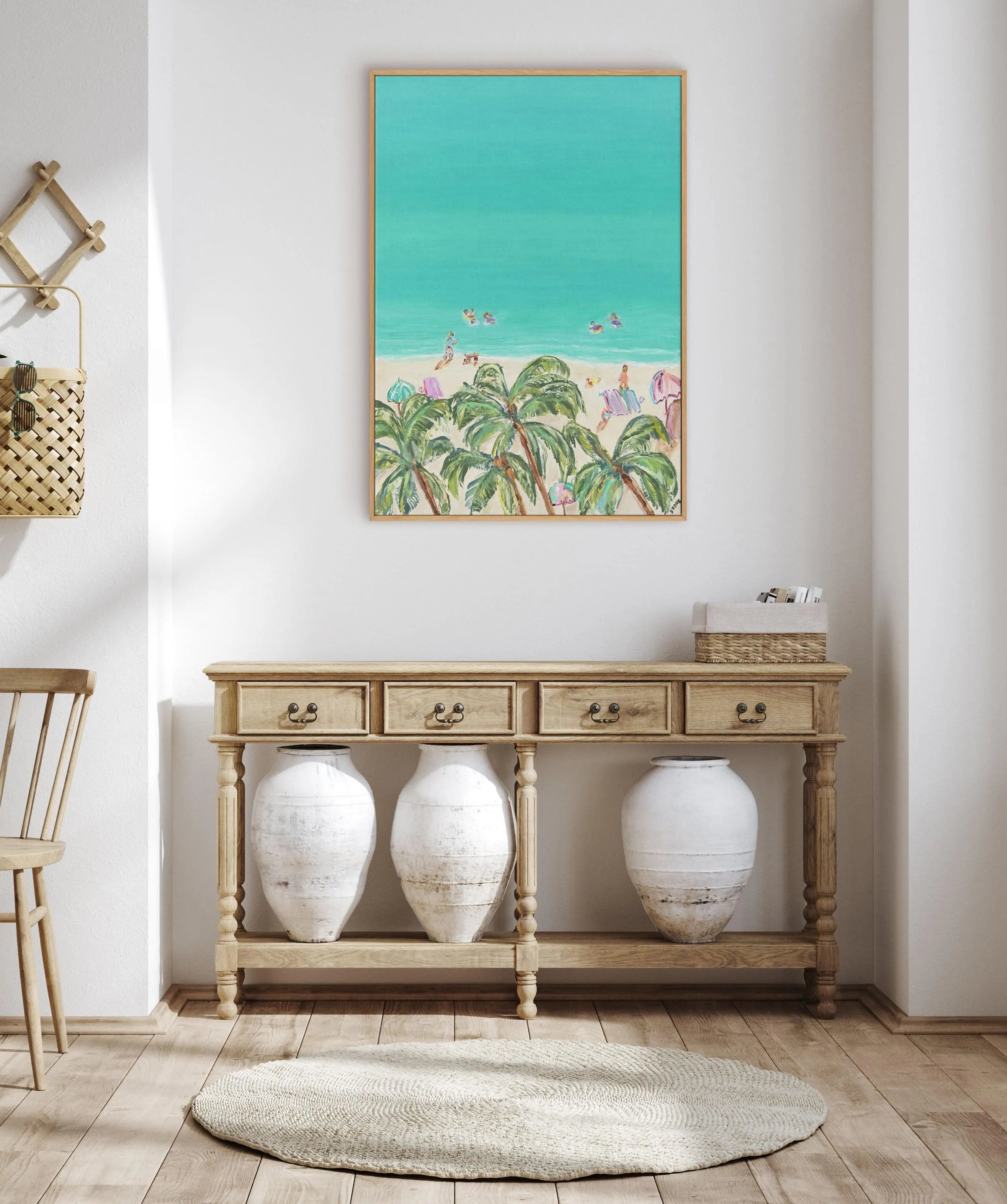 Whitsundays Daydream by Belinda Stone | Framed Canvas-CANVAS-You can shop wall art online with Olive et Oriel for everything from abstract art to fun kids wall art. Our beautiful modern art prints and canvas art are available from large canvas prints to wall art paintings and our proudly Australian artwork collection offers only the highest quality framed large wall art and canvas art Australia - You can buy fashion photography prints or Hampton print posters and paintings on canvas from Olive e