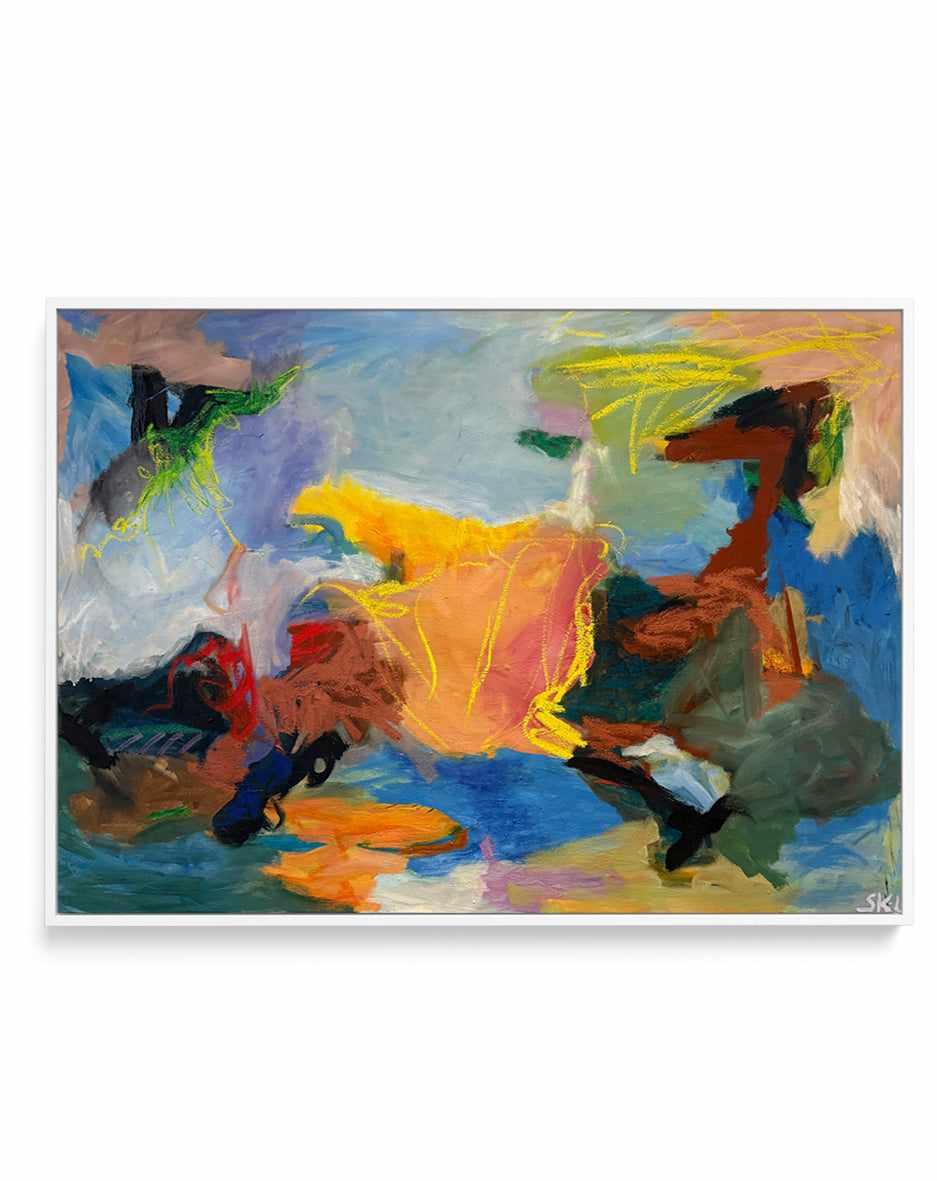 Why Not by Svend Kindt-Larsen | Framed Canvas Art Print from Olive et Oriel where you can shop wallpaper and artworks online